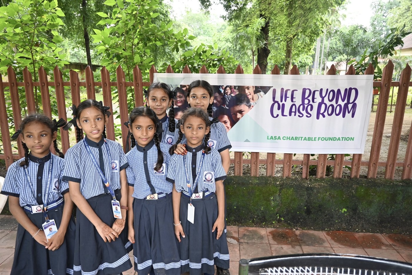 Girls at a LASA Charitable Foundation event