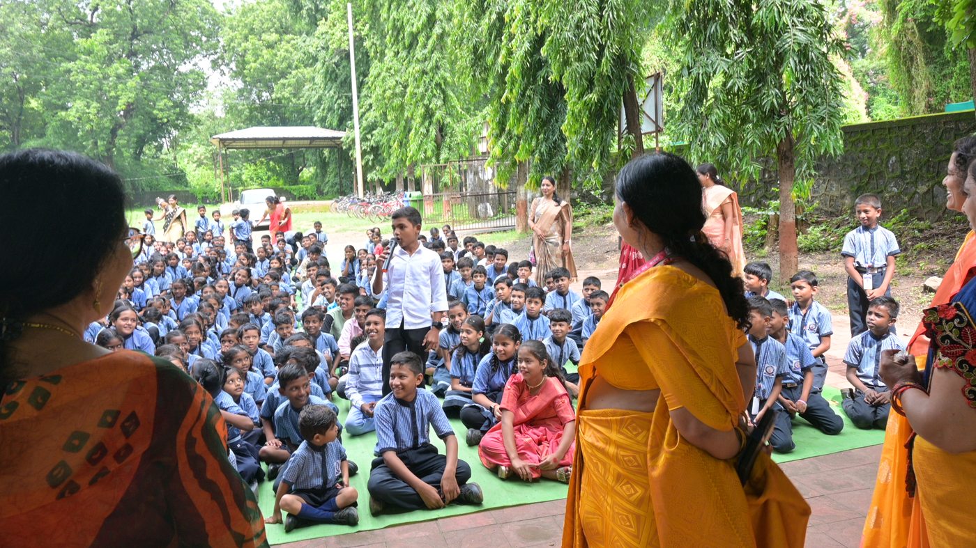 LASA community programme — children gathered outdoors